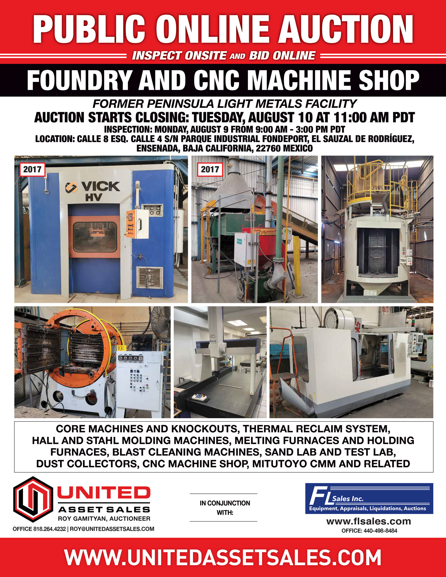 Current Auctions United Asset Sales